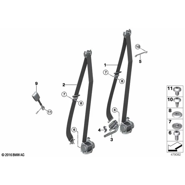 Ремень безопасности Пд