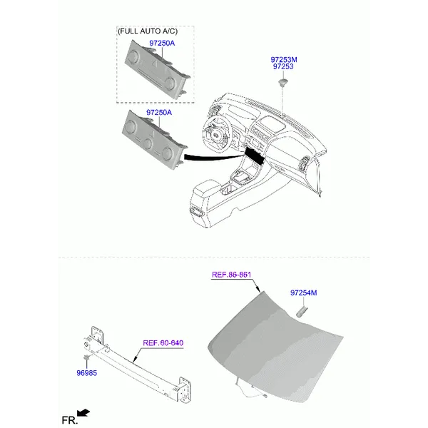 Климатическая установка - управление отопителем