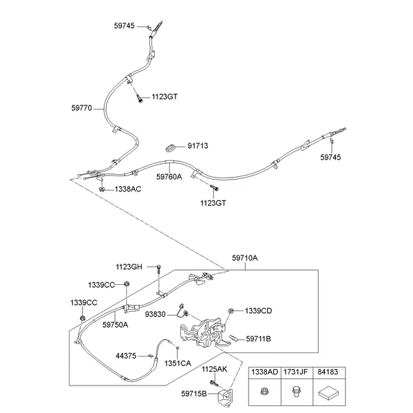 PARKING BRAKE SYSTEM; 1
