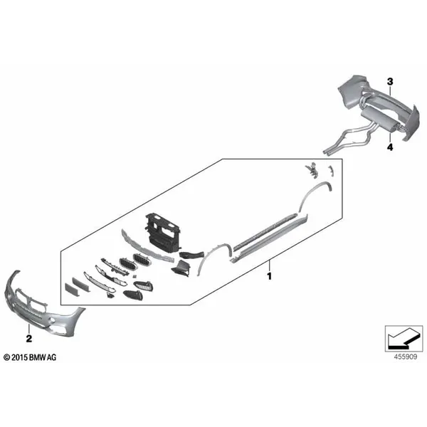 Дооснащение аэродинам.комплектом M
