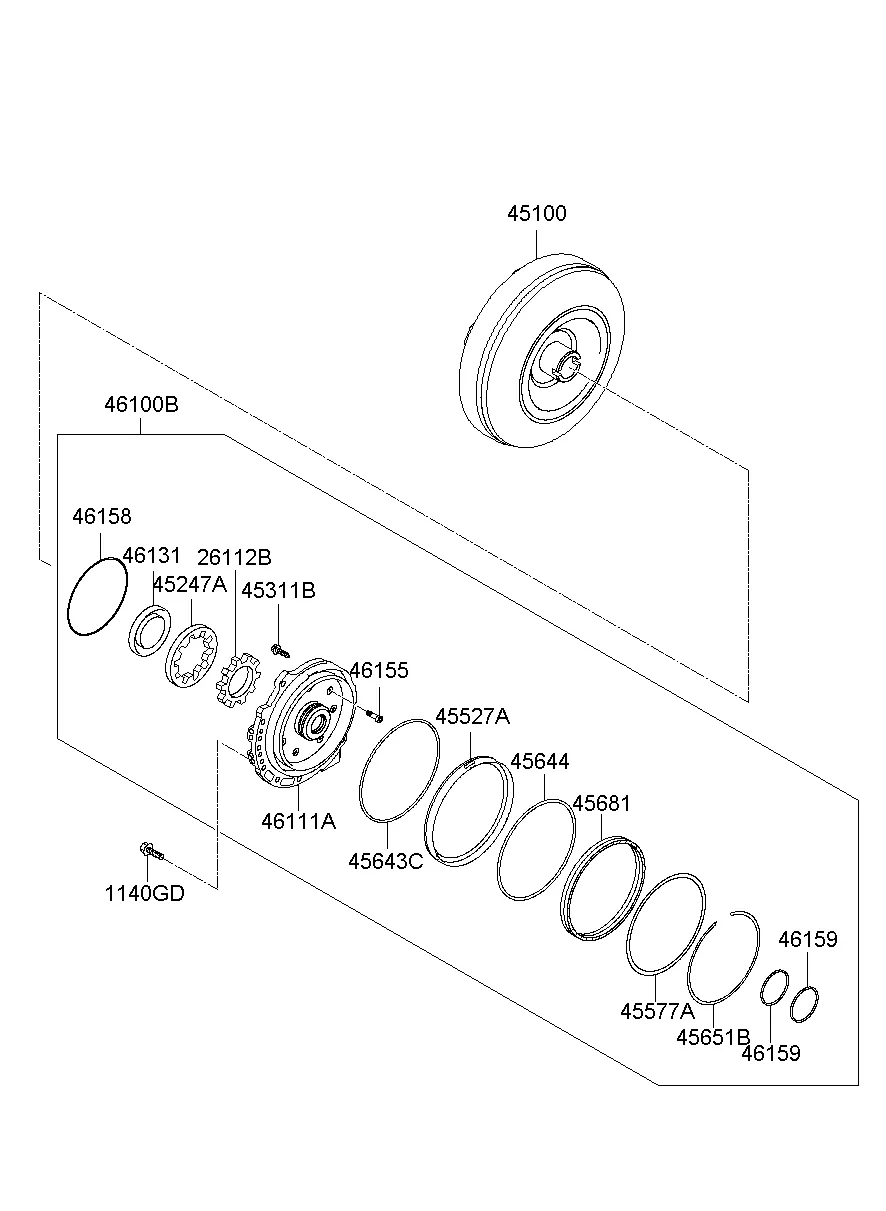 OIL PUMP & TQ/CONV-AUTO