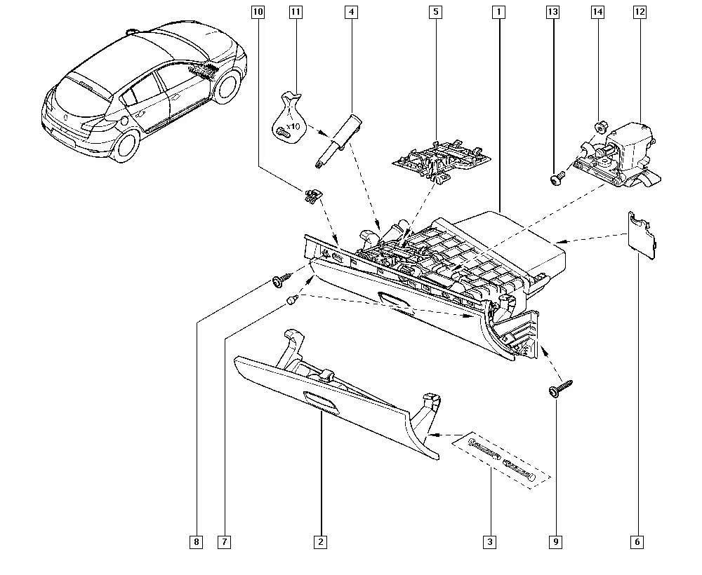 Перчаточный ящик