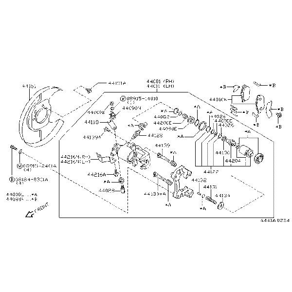Задний тормоз