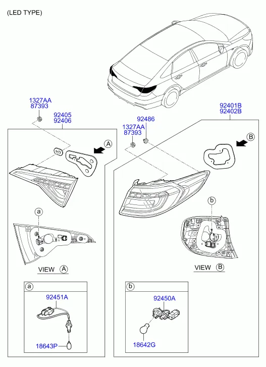 задняя фара