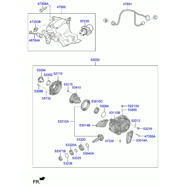Чашка заднего дифференциала