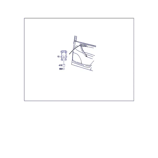 ВЫКЛЮЧАТЕЛЬ В ОБЛИЦОВКЕ ДВЕРИ СЗАДИ