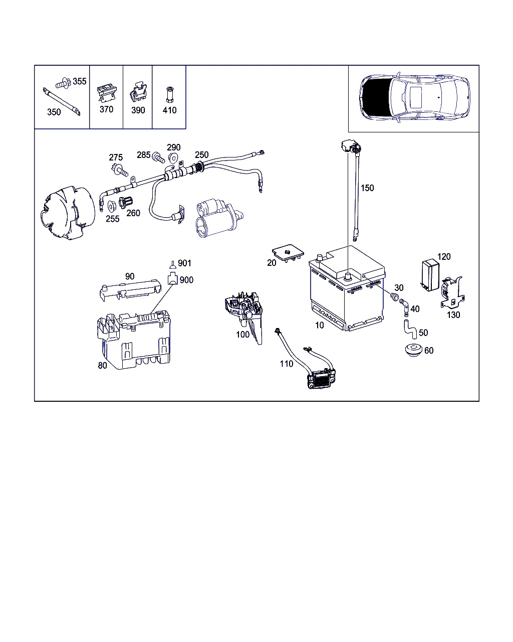 ПРОВОД АКБ, СТАРТЕРА И ГЕНЕРАТОРА