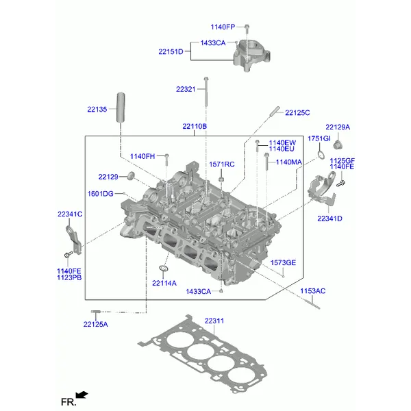 ГОЛОВКА БЛОКА ЦИЛИНДРОВ