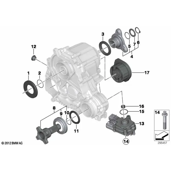Детали раздаточной коробки ATC 35L