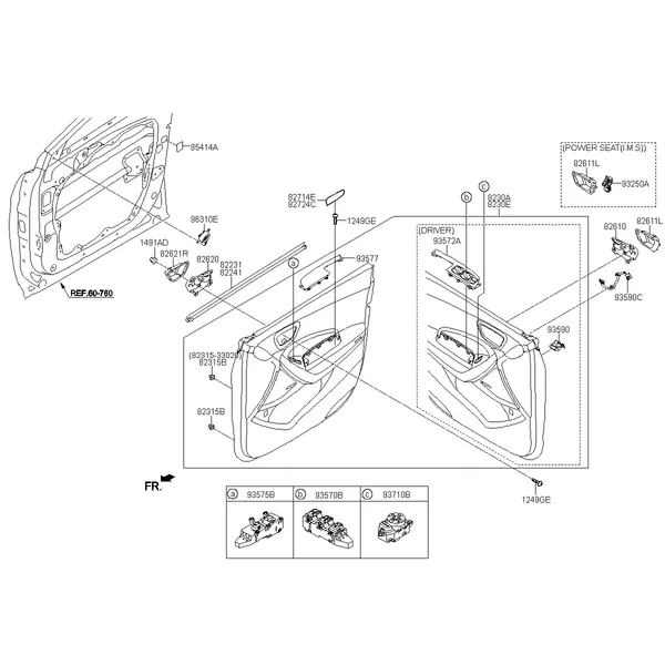 отделка передней двери