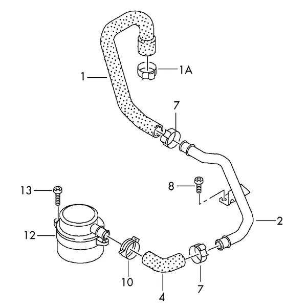 Вентиляция для блока цилиндров