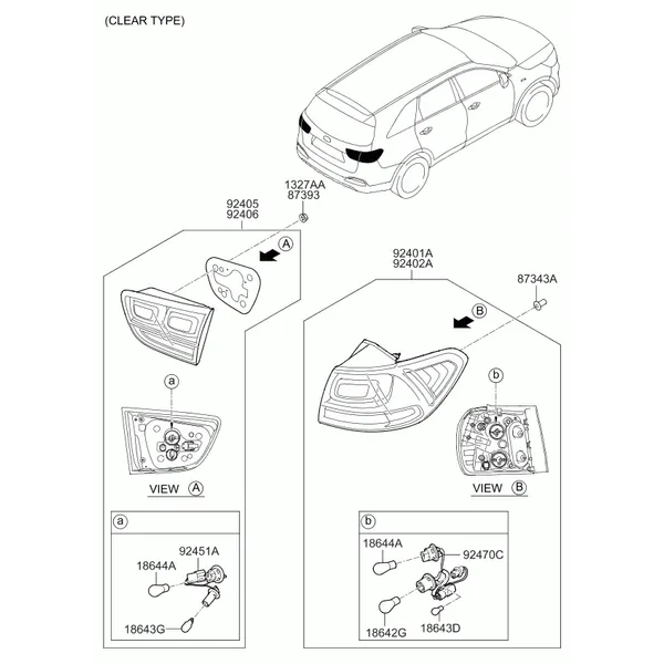 задняя фара