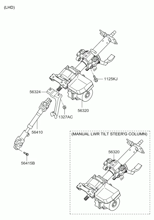 Рулевая колонка и вал
