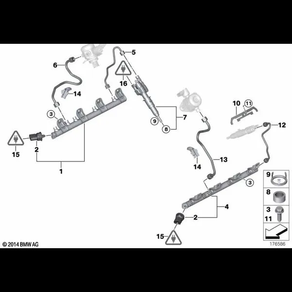 Магистраль Rail/форсунка/провод