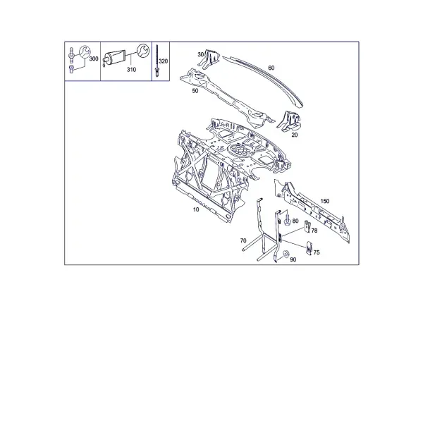 Задняя панель кузова