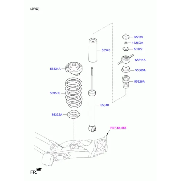 REAR SPRING & STRUT