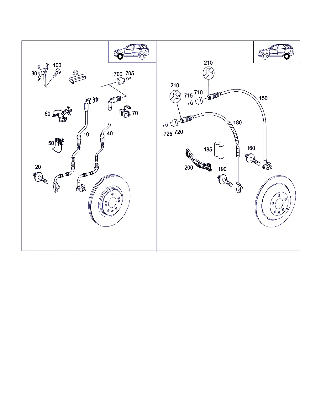 ИНДИКАТОР ИЗНОСА ТОРМ. КОЛОДОК И ДАТЧИК ЧАСТОТЫ ВРАЩЕНИЯ ПЕРЕДН. И ЗАДН. МОСТА