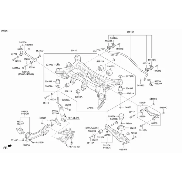 Рычаг задней подвески