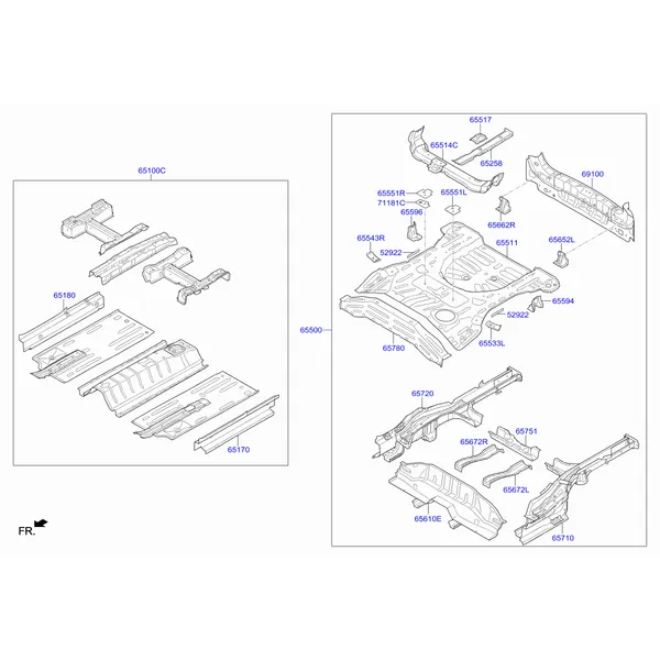 панель пола