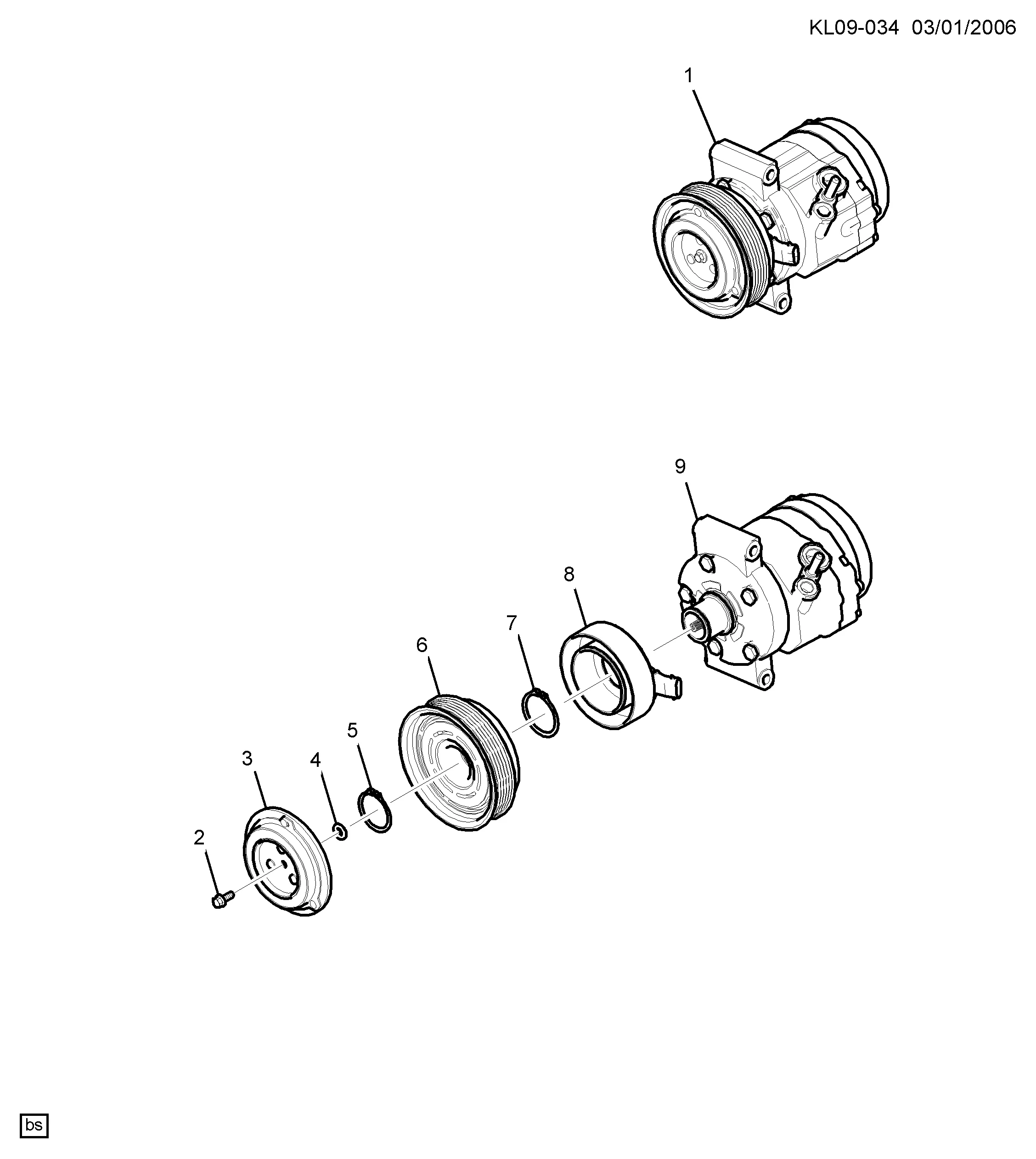КОМПРЕССОР КОНДИЦИОНЕРА В СБОРЕ (LU1/3.2G)