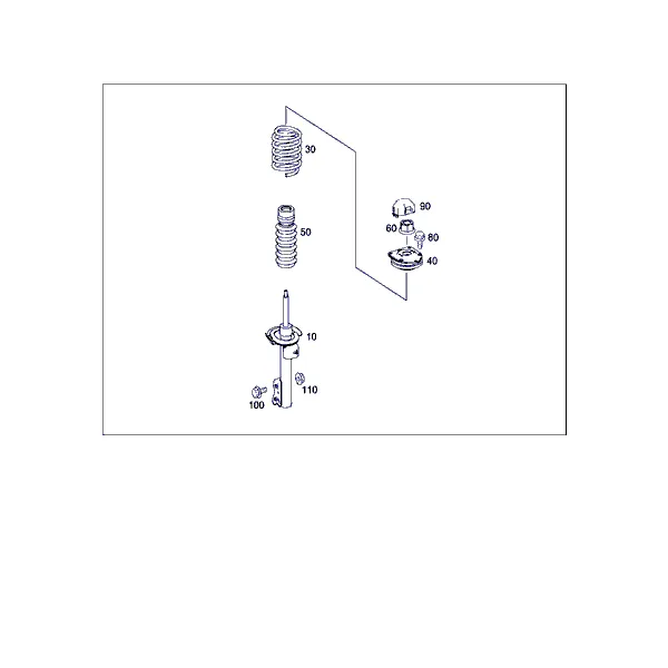 АМОРТИЗ. СТОЙКА ПЕРЕДНЯЯ И ЕЁ КРЕПЛЕНИЕ