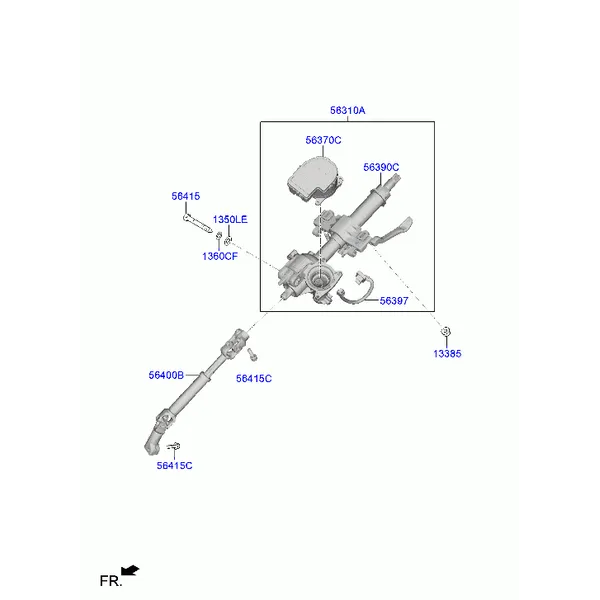 Рулевая колонка и вал