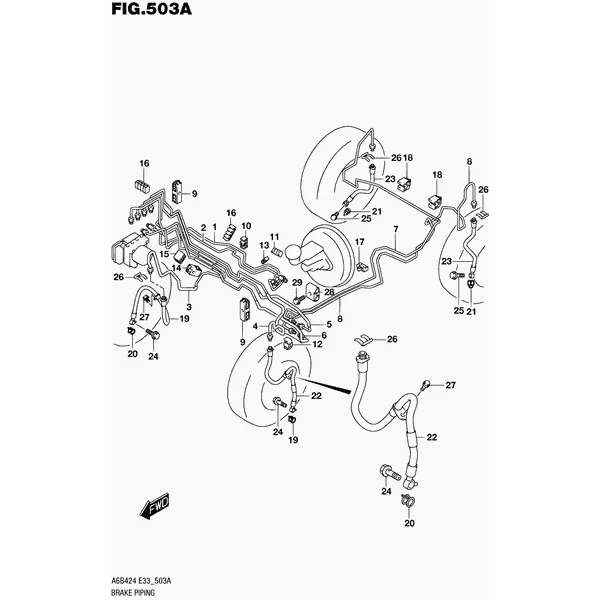503A - ТОРМОЗНАЯ МАГИСТРАЛЬ