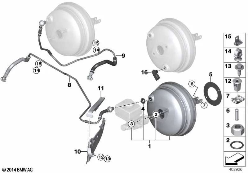 Вакуумный усилитель тормозов