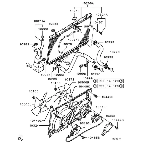 СИСТЕМА ОХЛАЖДЕНИЯ - РАДИАТОР,ШЛАНГИ И РАСШИР.БАЧОК