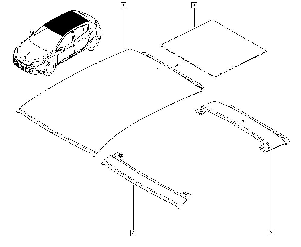 Стандартная крыша