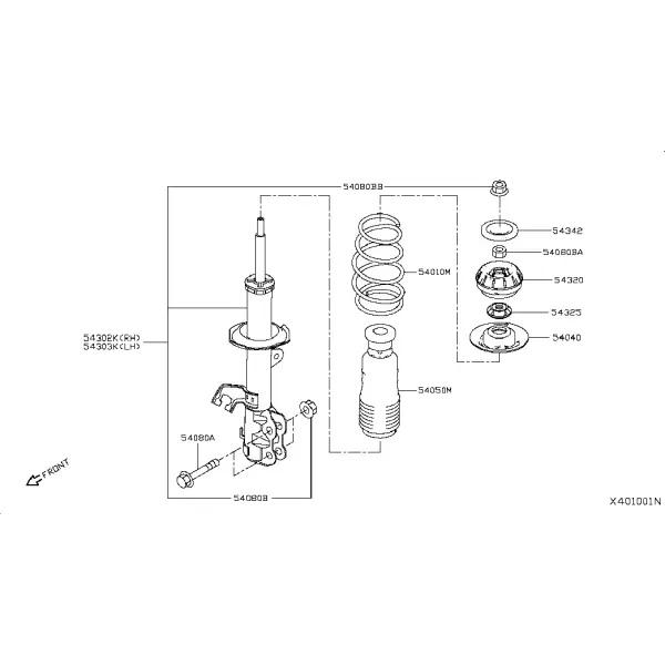 Стойки передней подвески