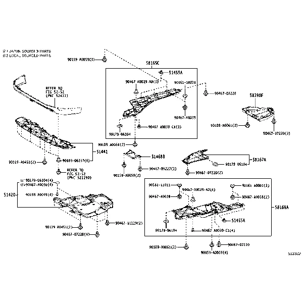 SUSPENSION CROSSMEMBER & UNDER COVER