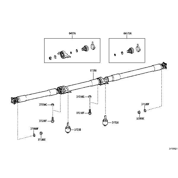 PROPELLER SHAFT & UNIVERSAL JOINT