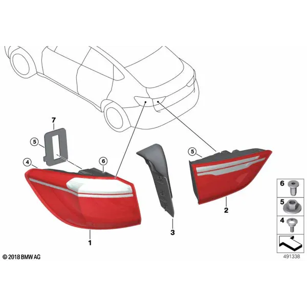 Блок задних фонарей