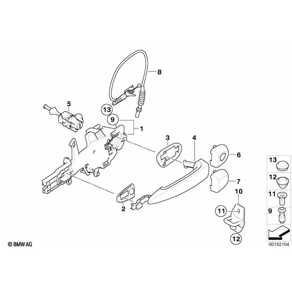 Система замков передней двери II