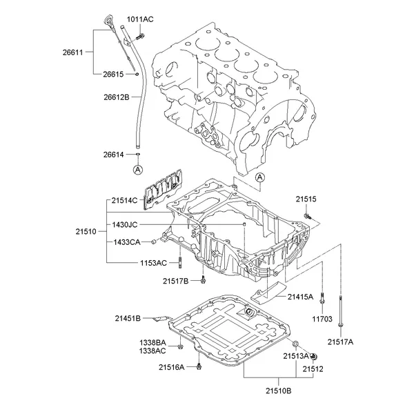 BELT COVER & OIL PAN; 1
