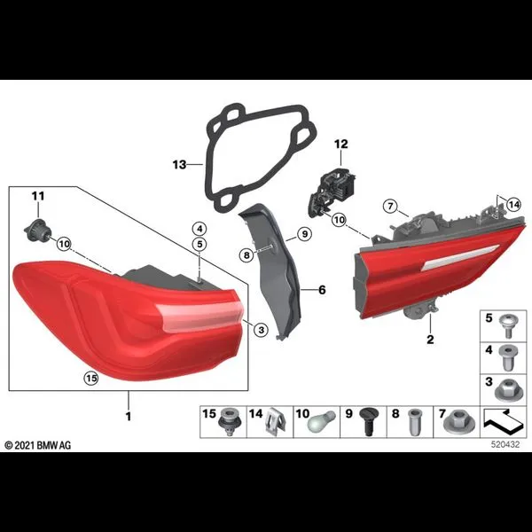 Блок задних фонарей