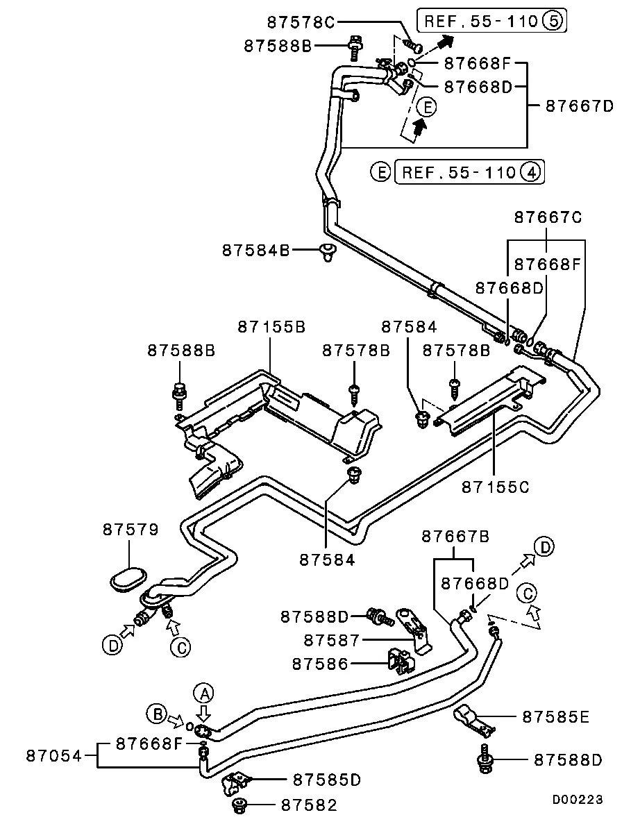 ОТОПЛ., КОНДИЦ. И ВЕНТИЛЯЦИЯ - ТРУБКИ КОНДЕНСОРА