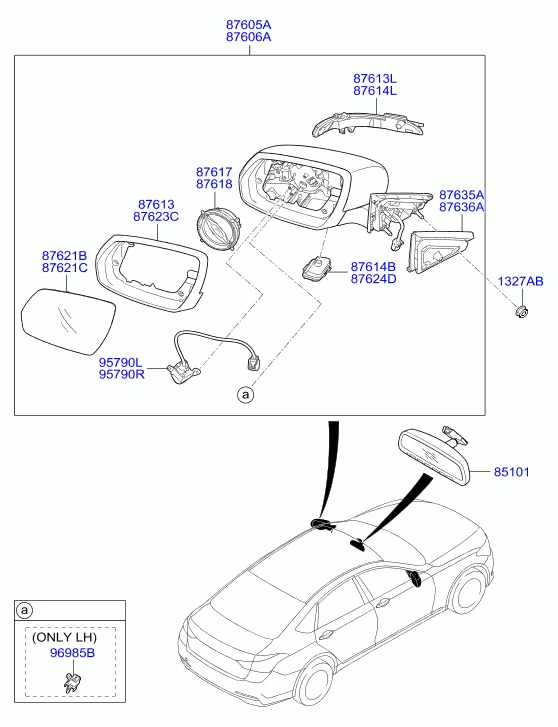 MIRROR-OUTSIDE REAR VIEW