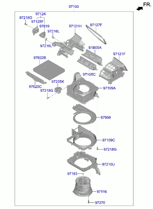 Климатическая установка - отопитель и вентилятор