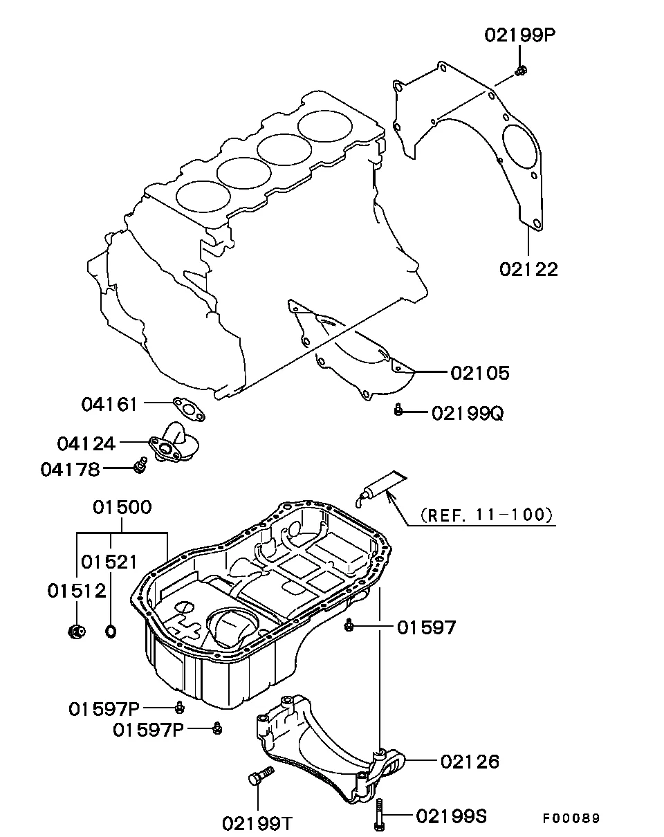 ДВИГАТЕЛЬ - КРЫШКА,ПЛАСТИНА КРЕПЛ.,ПОДДОН