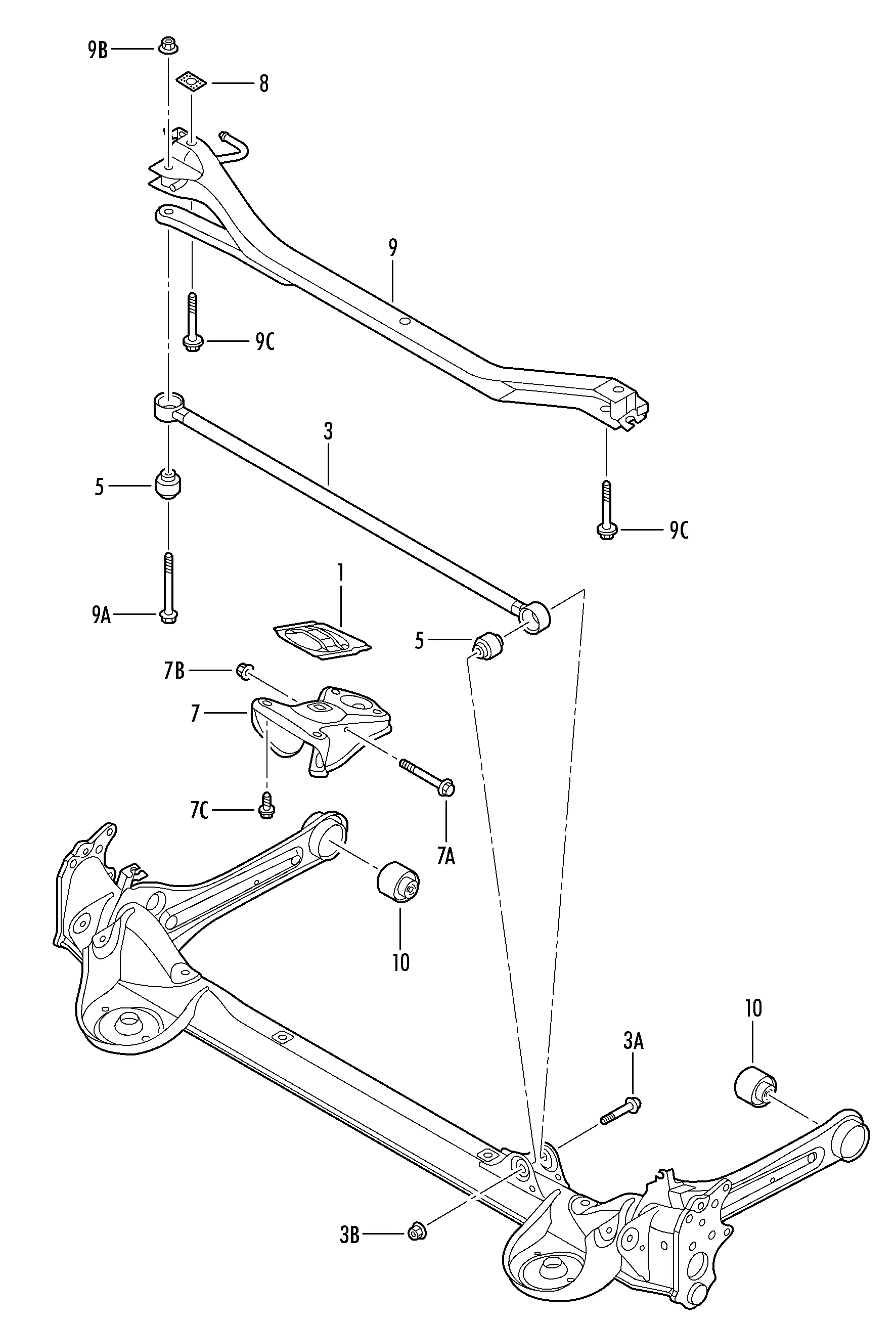 Подрамник для привода задней оси D >> - 01.07.2013