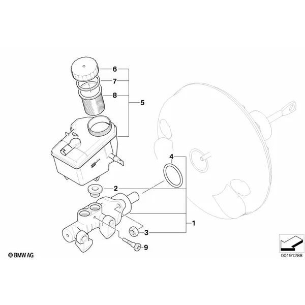 Главный тормозной цилиндр