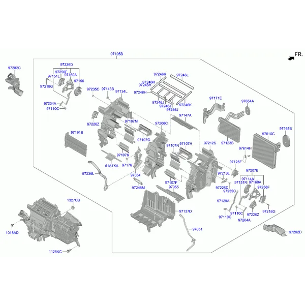 Климатическая установка - отопитель и вентилятор