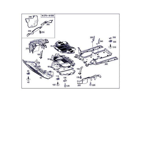 ОБЛИЦ. МОТОРН. ОТСЕКА, А/М С БЕНЗ. ДВИГ.