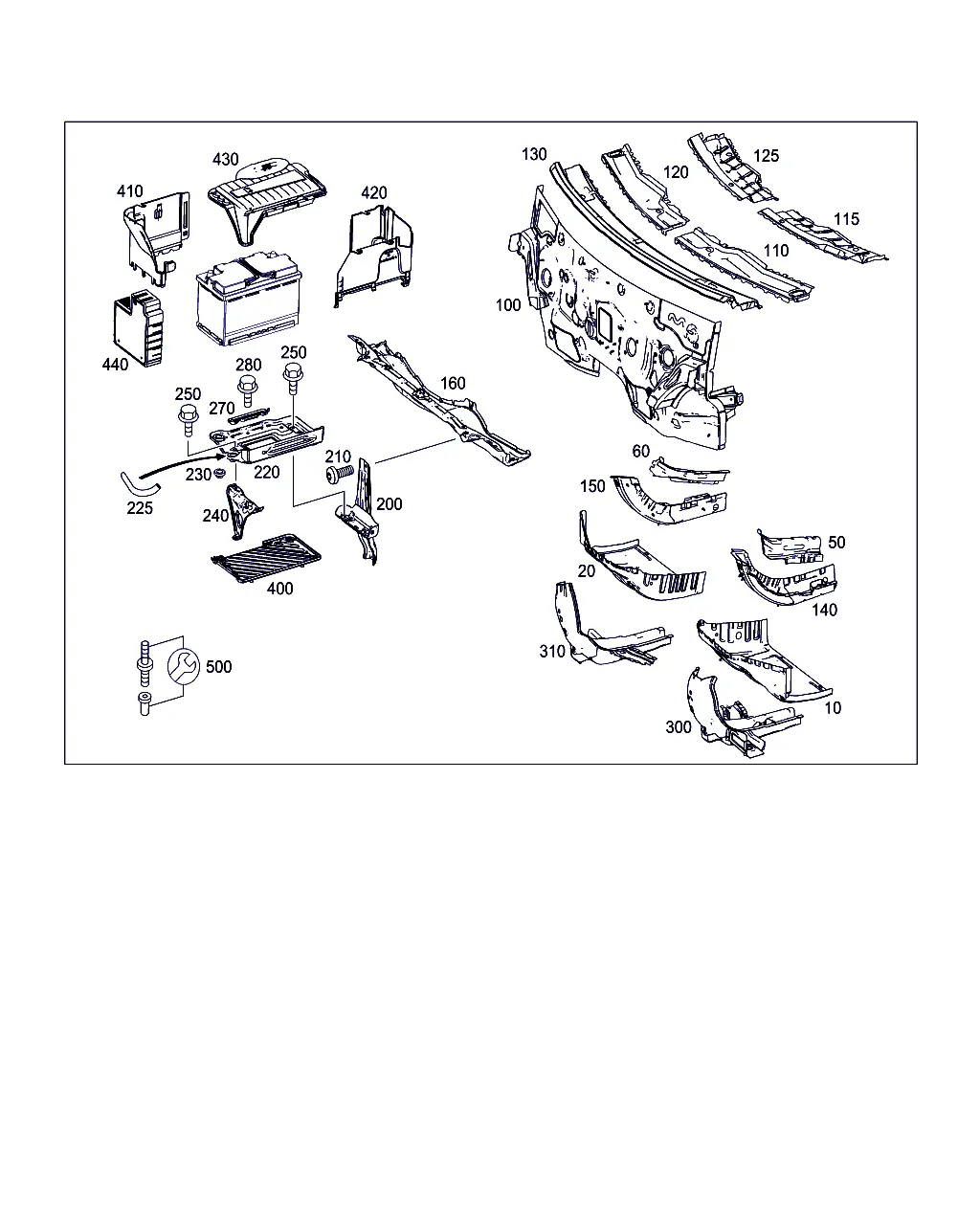 МОТОРНЫЙ ЩИТ И СОЕДИНИТЕЛЬНЫЕ ДЕТАЛИ