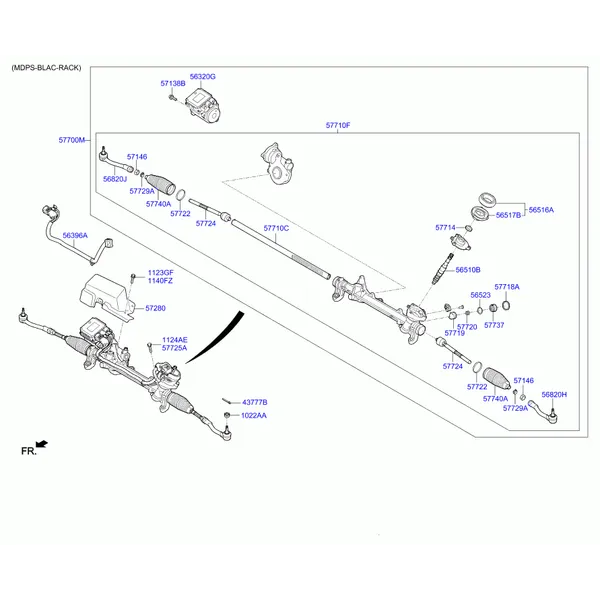 Рулевой механизм рул.упр.с усил.