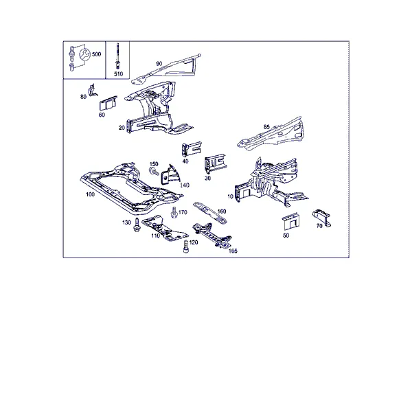 КОЛЕСН. АРКА, КРОНШТ. ПЕРЕДН. МОСТА