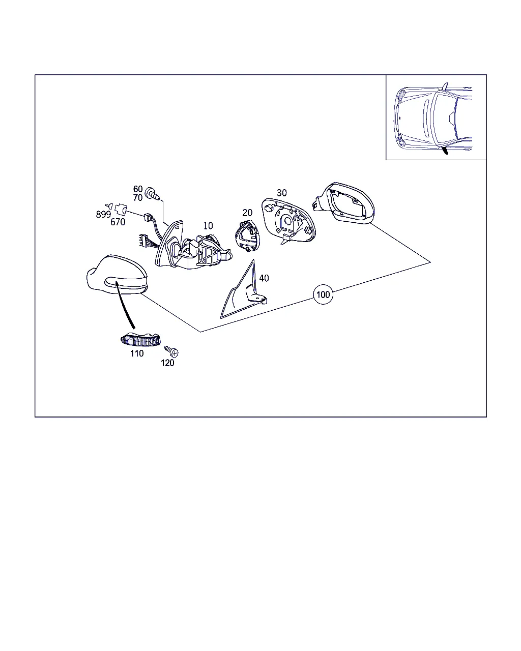 НАРУЖНОЕ ЗЕРКАЛО ЛЕВОЕ