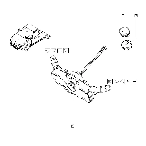 Подрулевой переключатель